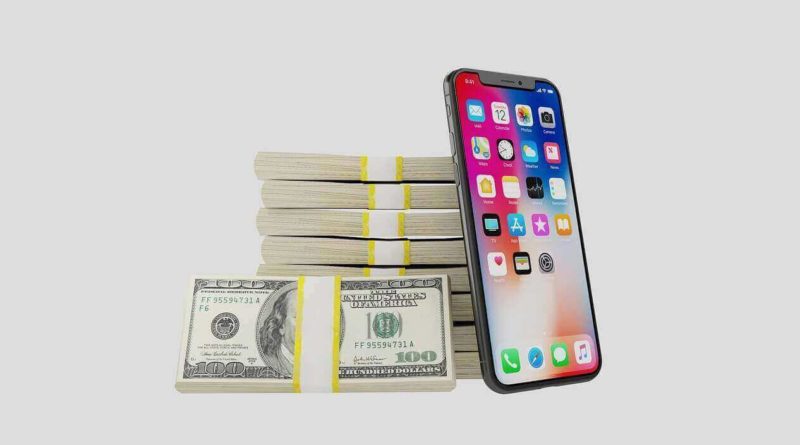 Apple iPhone X and Money